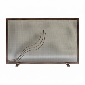 Σίτα Τζακιού Μονόφυλλη Σχέδιο Φλόγα (2420) Πατίνα Χαλκός