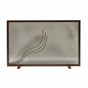 Σίτα Τζακιού Μονόφυλλη Σχέδιο Φλόγα (2420) Καφέ