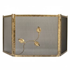 Σίτα Τζακιού Τρίφυλλη Σχέδιο Φύλλα (2450) Πατίνα Χρυσό