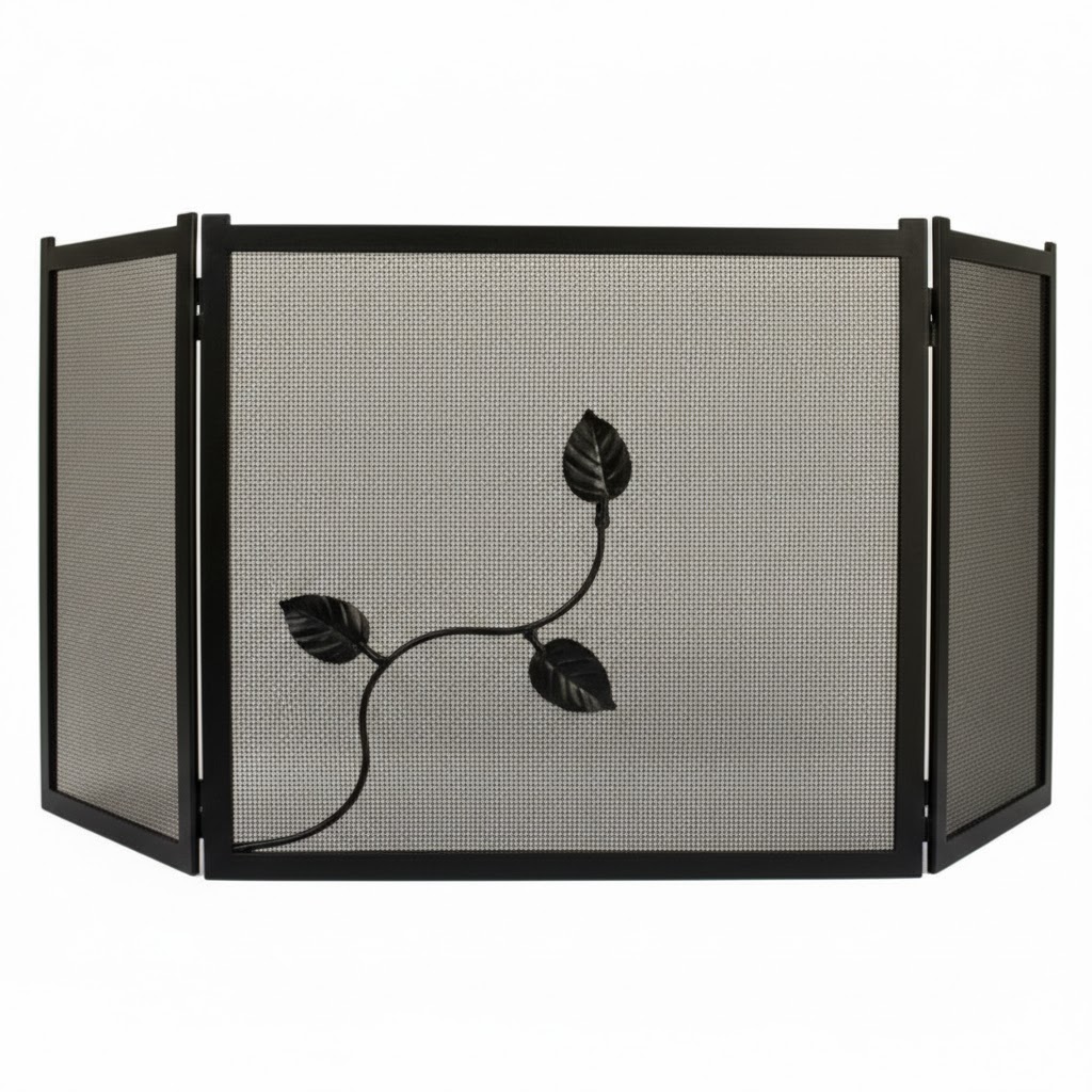 Σίτα Τζακιού Τρίφυλλη Σχέδιο Φύλλα (2450) Μαύρο