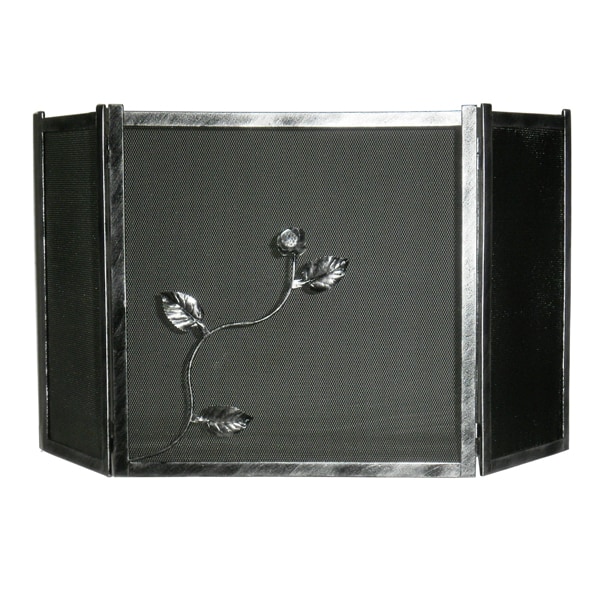 Σίτα Τζακιού Τρίφυλλη Σχέδιο Λουλούδι Strass (2451) Πατίνα Ασημί