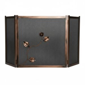 Σίτα Τζακιού Τρίφυλλη Σχέδιο Λουλούδι Strass (2451) Πατίνα Χαλκός