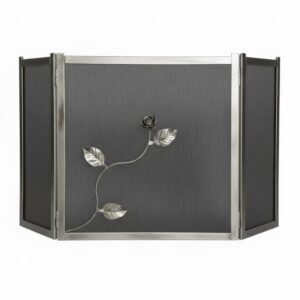 Σίτα Τζακιού Τρίφυλλη Σχέδιο Λουλούδι Strass (2451) Εκρού Πατίνα Ασημί