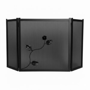 Σίτα Τζακιού Τρίφυλλη Σχέδιο Λουλούδι Strass (2451) Μαύρο