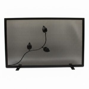 Σίτα Τζακιού Μονόφυλλη Σχέδιο Φύλλα (2460) Μαύρο