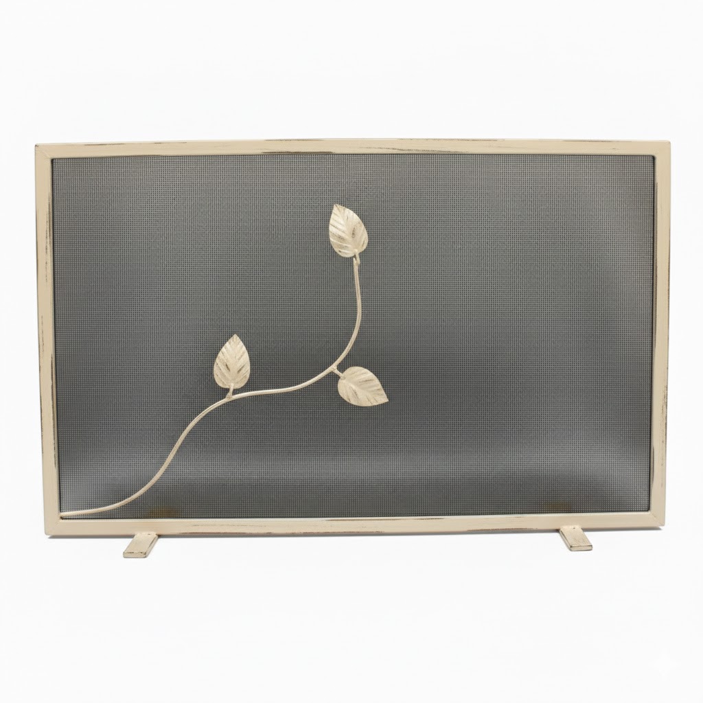 Σίτα Τζακιού Μονόφυλλη Σχέδιο Φύλλα (2460) Εκρού