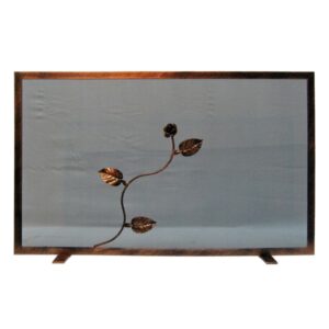 Σίτα Τζακιού Μονόφυλλη Σχέδιο Λουλούδι Strass (2461) Πατίνα Χαλκός