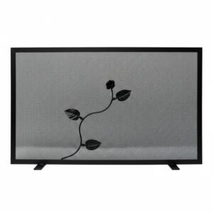 Σίτα Τζακιού Μονόφυλλη Σχέδιο Λουλούδι Strass (2461) Μαύρο