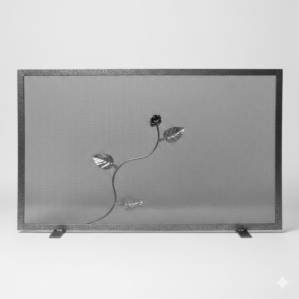 Σίτα Τζακιού Μονόφυλλη Σχέδιο Λουλούδι Strass (2461) Ασημί