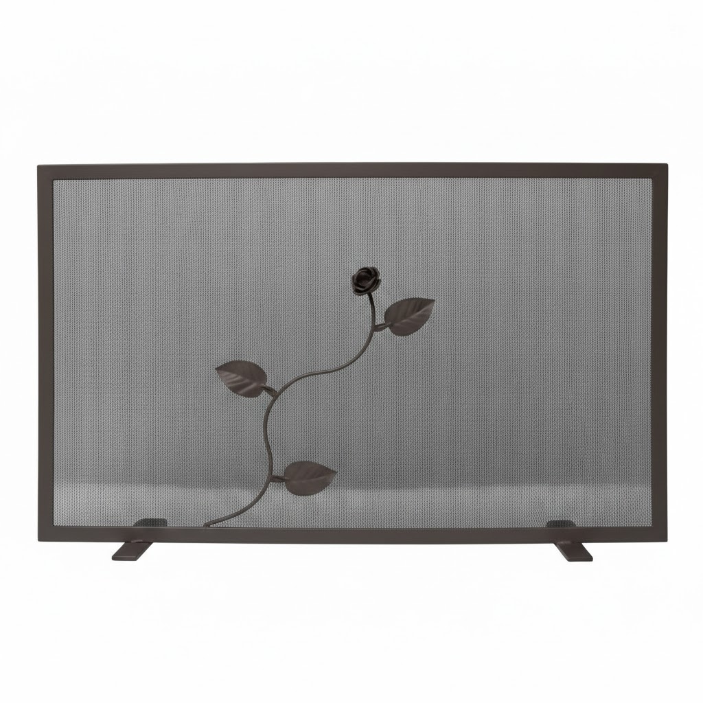 Σίτα Τζακιού Μονόφυλλη Σχέδιο Λουλούδι Strass (2461) Σκουριά