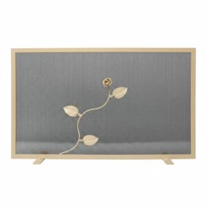 Σίτα Τζακιού Μονόφυλλη Σχέδιο Λουλούδι Strass (2461) Εκρού