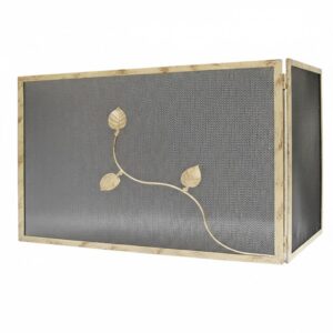 Σίτα Τζακιού Quatro Σχέδιο Φύλλα (2470) Εκρού Πατίνα Χρυσό