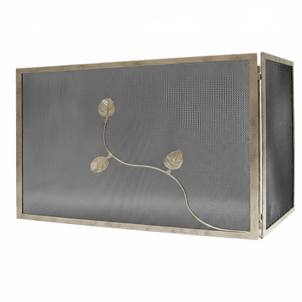 Σίτα Τζακιού Quatro Σχέδιο Φύλλα (2470) Εκρού Πατίνα Ασημί