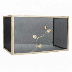 Σίτα Τζακιού Quatro Σχέδιο Λουλούδι Strass (2471) Εκρού Πατίνα Χρυσό