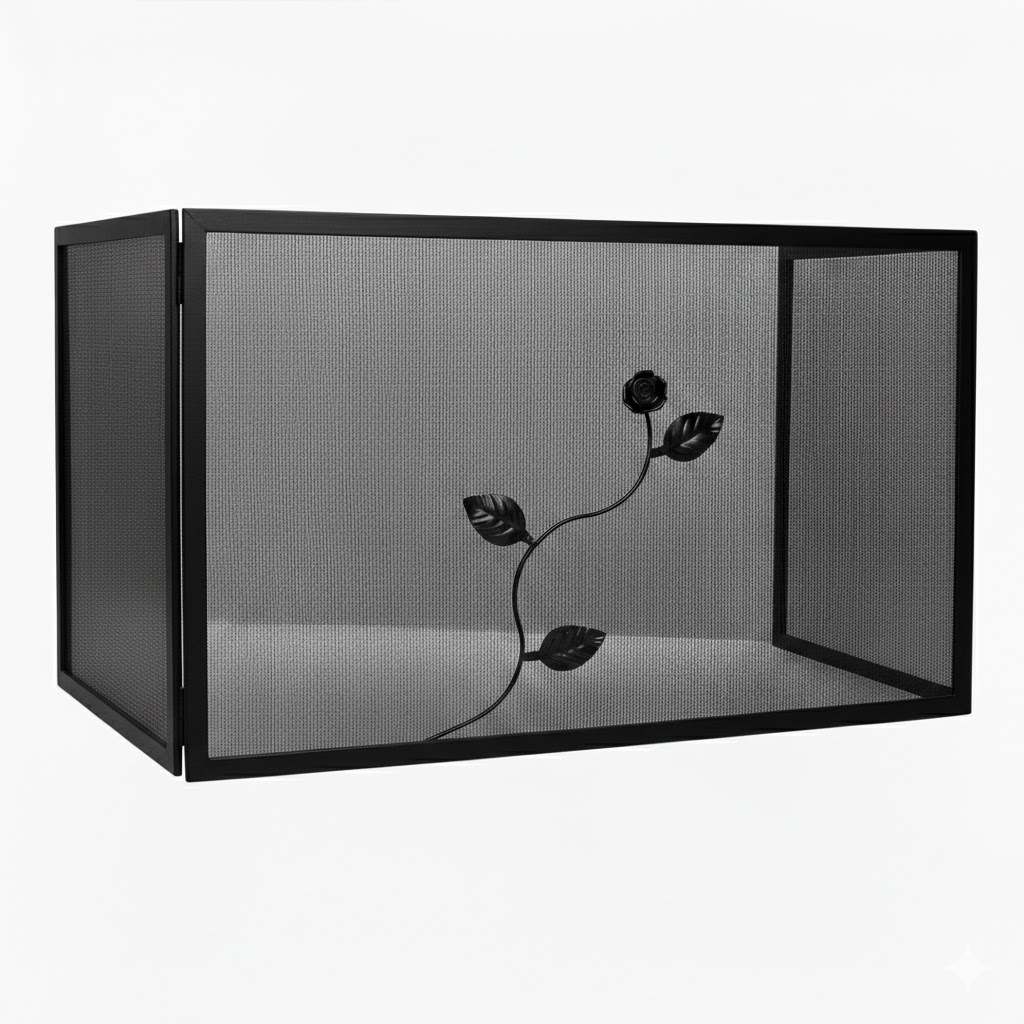 Σίτα Τζακιού Quatro Σχέδιο Λουλούδι Strass (2471) Μαύρο