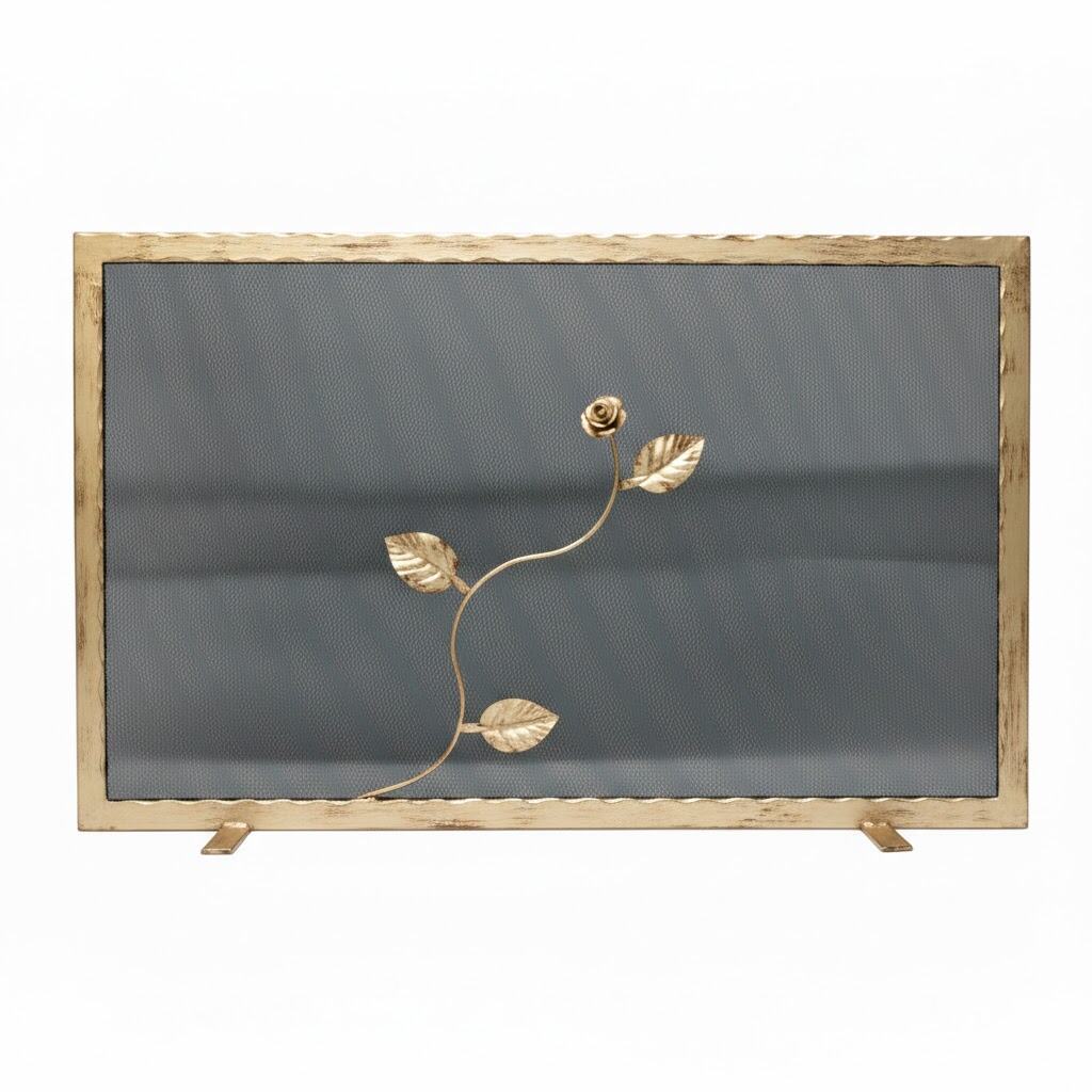 Σίτα Τζακιού Μονόφυλλη Λάμα Κυματιστή Λουλούδι Strass (2511) Εκρού Πατίνα Χρυσό