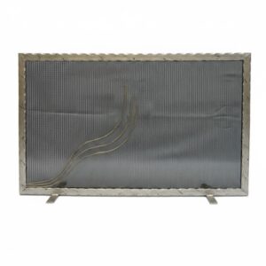 Σίτα Τζακιού Μονόφυλλη Λάμα Κυματιστή Φλόγα (2513) Εκρού Πατίνα Ασημί