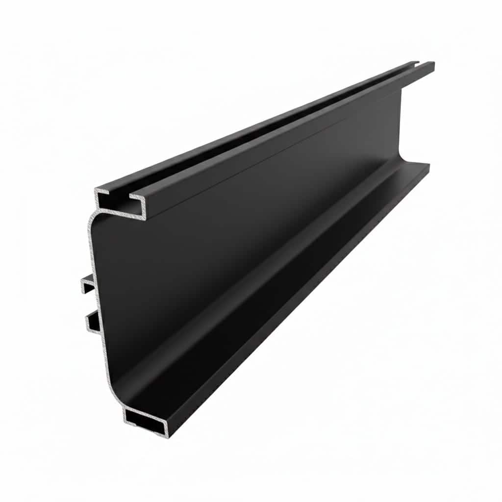 Προφίλ Gola "C"-"U" 72X26Mm Μαύρο Ματ (400Cm)