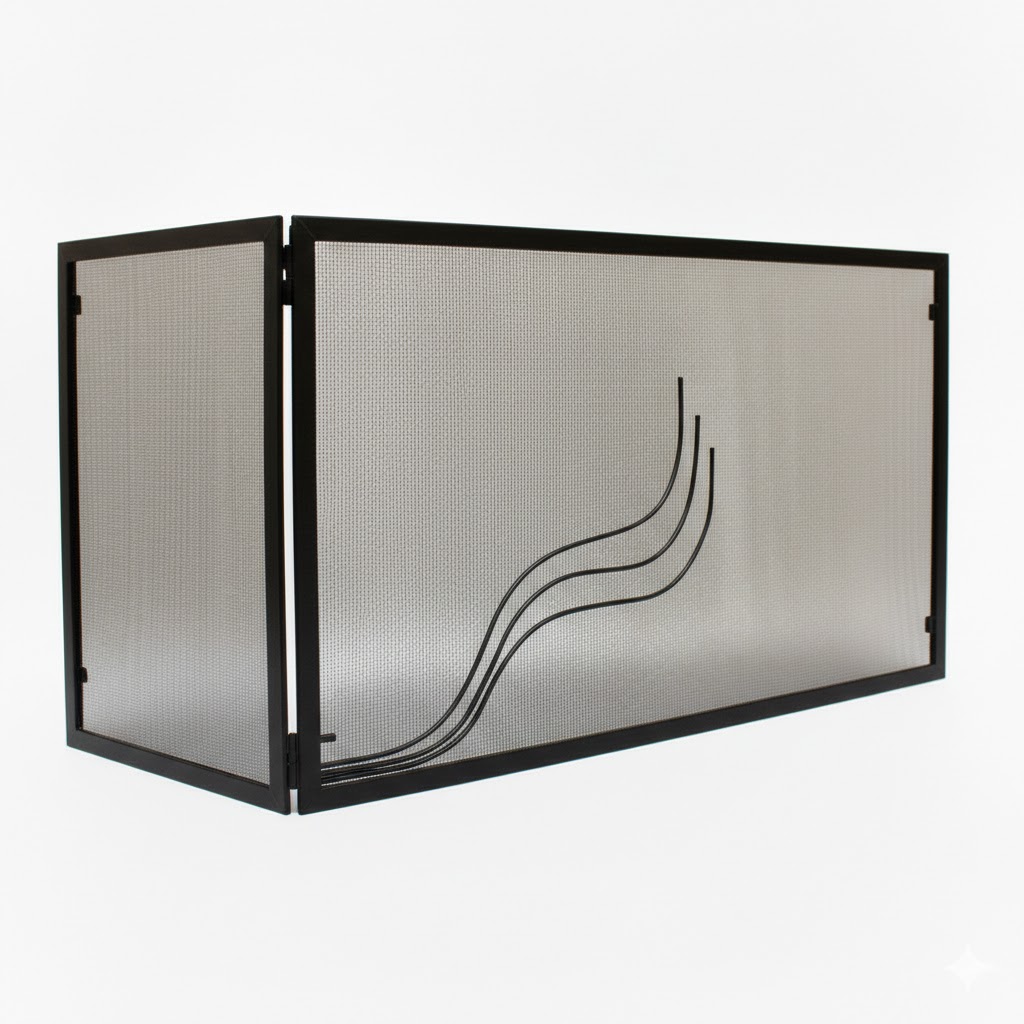 Σίτα Τζακιού Quatro Σχέδιο Φλόγα (2410) Μαύρο