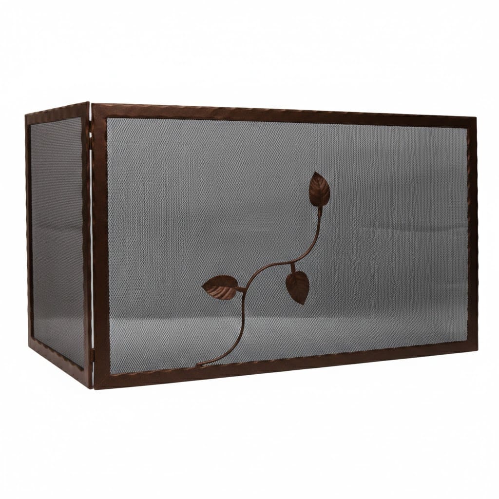 Σίτα Τζακιού Μονόφυλλη Λάμα Κυματιστή Σχέδιο Φύλλα (2520) Καφέ