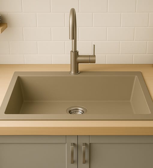 Νεροχύτης Unixton Damon 78x50cm 1B Mocha - Image 2