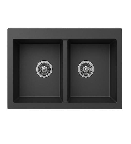 Νεροχύτης Unixton Hermes 78x50cm 2B Metalic Anthracite