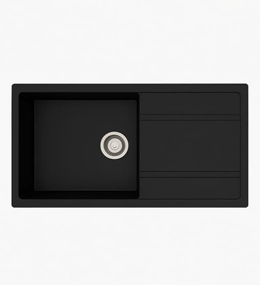 Νεροχύτης Unixton Kronos 100x50cm Black