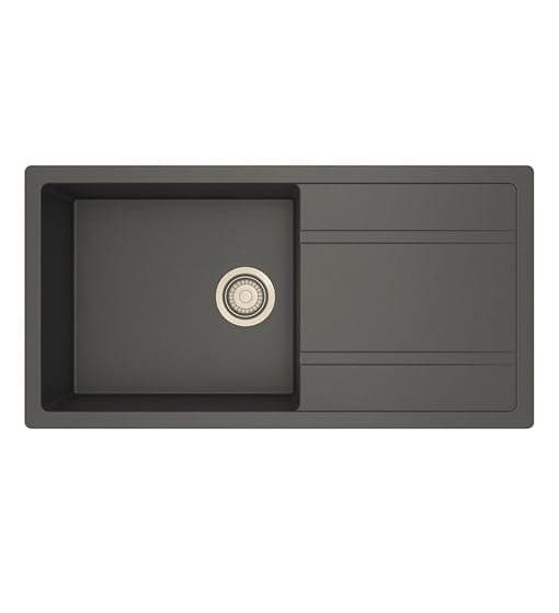 Νεροχύτης Unixton Kronos 100x50cm Metalic Anthracite