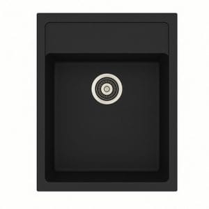 Νεροχύτης Unixton Leto 39x50cm 1B Black