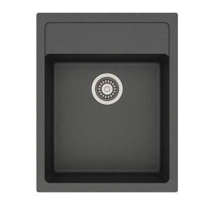 Νεροχύτης Unixton Leto 39x50cm 1B Metalic Anthracite