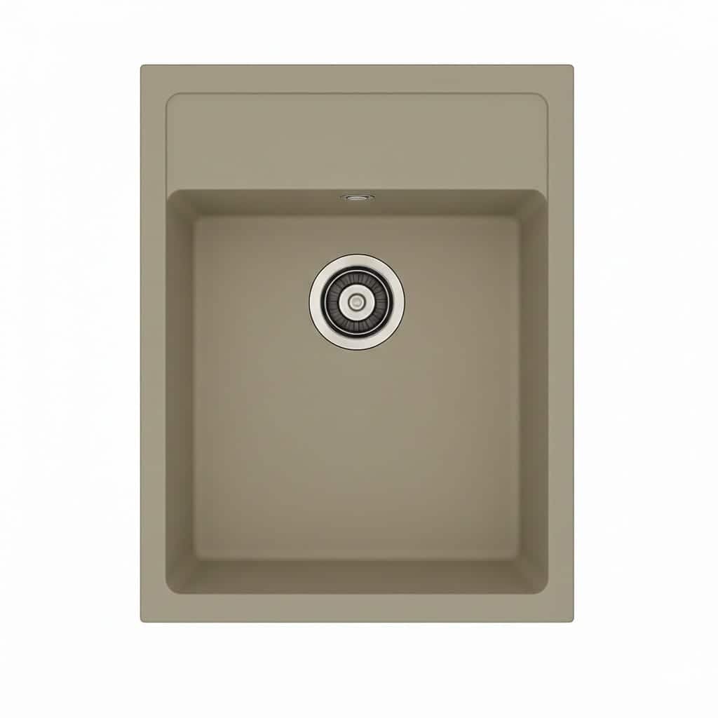 Νεροχύτης Unixton Leto 39x50cm 1B Mocha