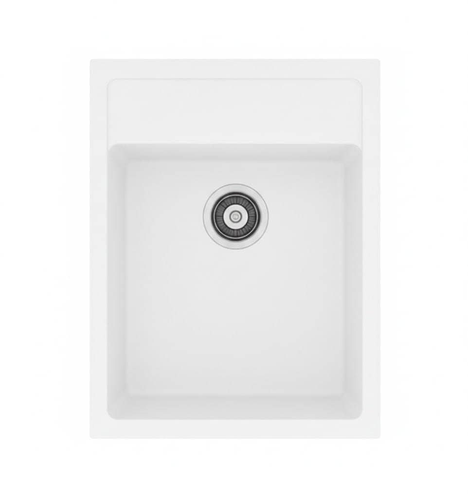 Νεροχύτης Unixton Leto 39x50cm 1B White