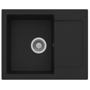 Νεροχύτης Unixton Athena 61x50cm 1B Black