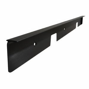 Ενωτικό Πάγκου 4cm Γωνία 80cm Μαύρο Ματ R05 KDM