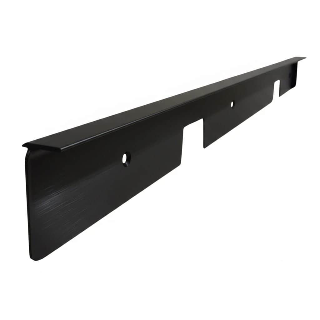 Ενωτικό Πάγκου 4cm Γωνία 80cm Μαύρο Ματ R05 KDM