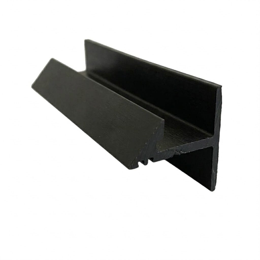 Αρμοκάλυπτρο Αλουμινίου "Για Πλακακι" Μαυρο 13Μμ (400Cm)