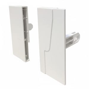 Σύνδεση Μετώπης Εσωτερικό Slimbox 84mm Αρ+Δε Λευκό