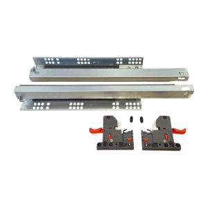 Κρυφός Οδηγός KDM 100% 450mm με φρένο με CLIPS (621CH-19mm)